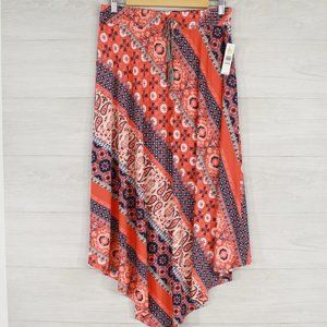SOLD OUT!!   new directions Hankey Hem Maxi Skirt